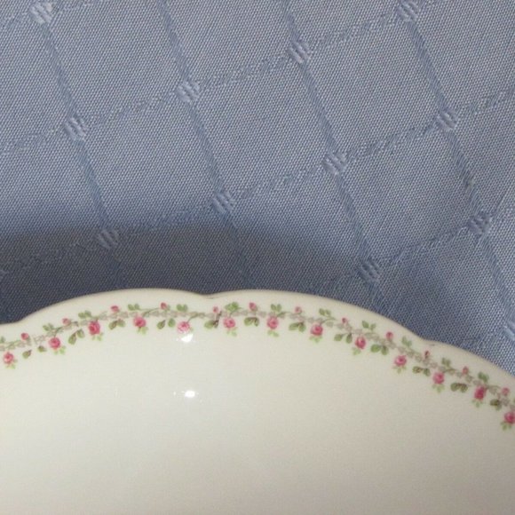 Antique Serving Bowl LIMOGES BERNARDAUD France Cottagecore Shabby Vintage Decor - Picture 5 of 11